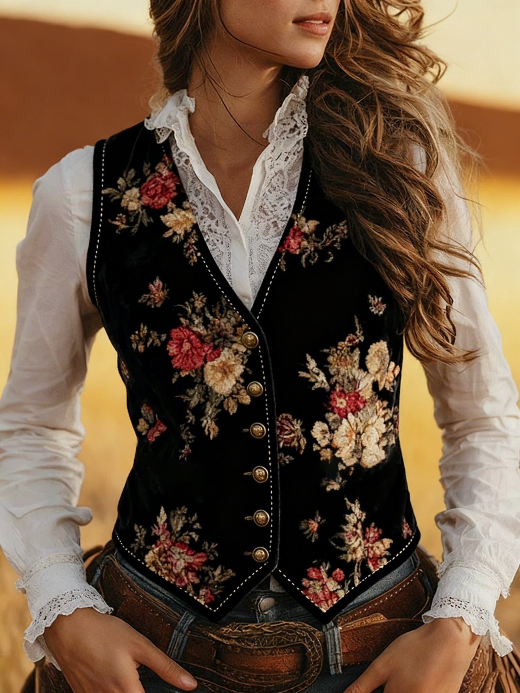 Casual Sleeveless V-neck Slim-fit Vest - cas7m