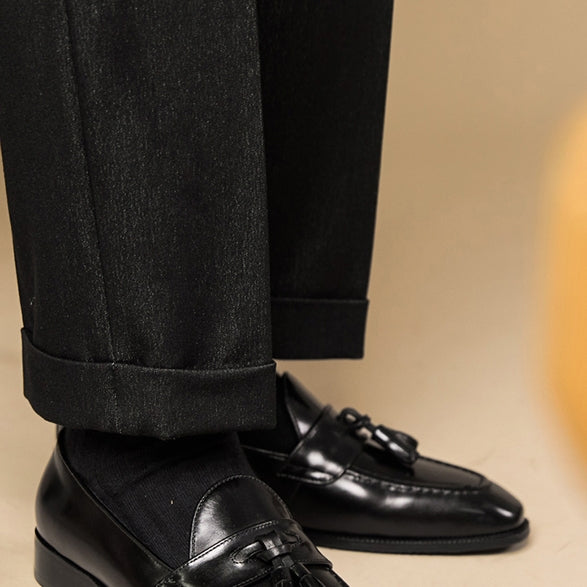 European And American Business Casual Tassel Loafers - cas7m