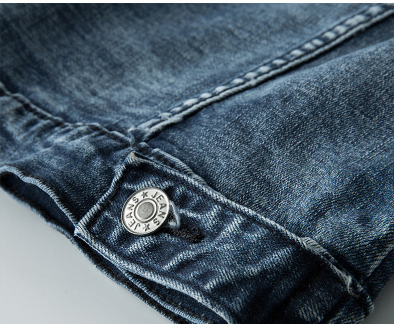 Plus Size Men's Denim Clothes Jacket Coat - cas7m