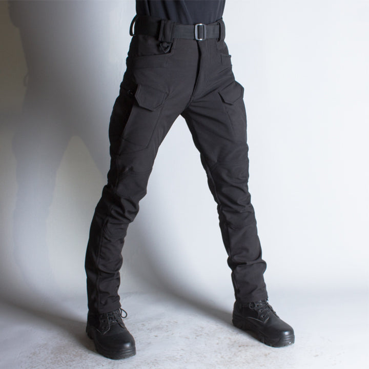 IX7 Shell Tactical Pants Men's Business Shirt Fleece Trousers - cas7m