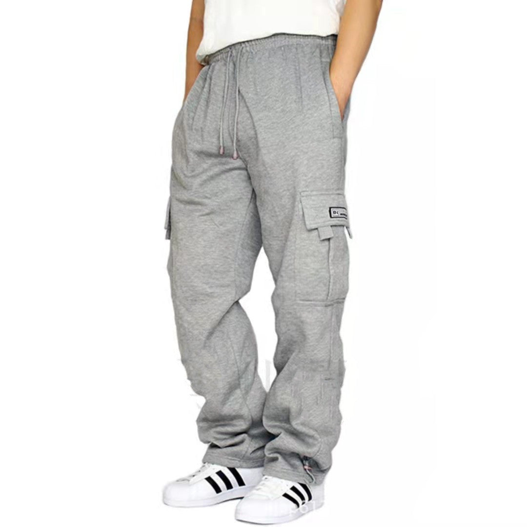 Men's Sporty Leisure Polyester Pants - Multiple Colors & Sizes - cas7m