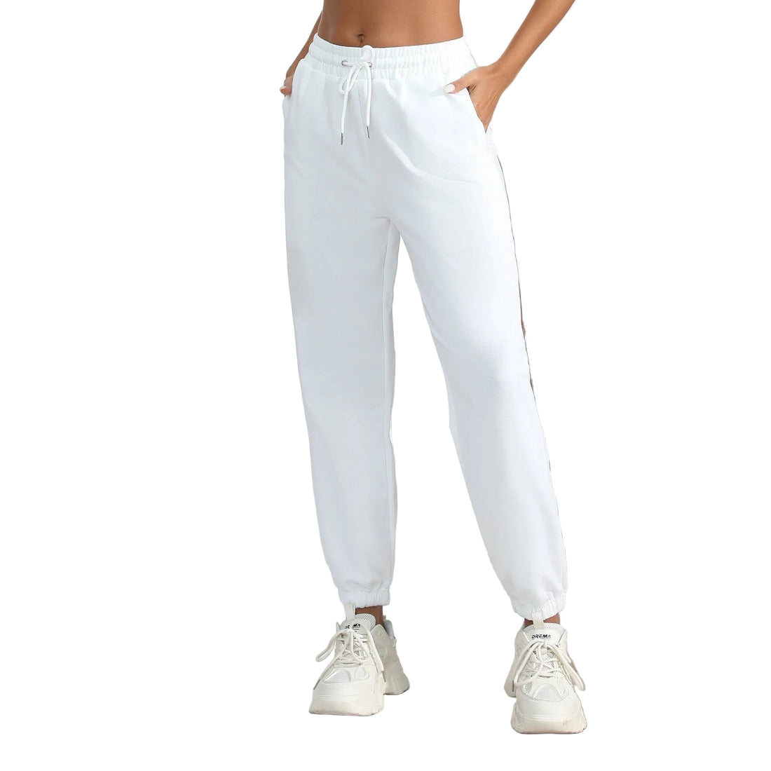 Velvet-Enhanced Casual Harem Pants - Japanese-Korean Style - cas7m