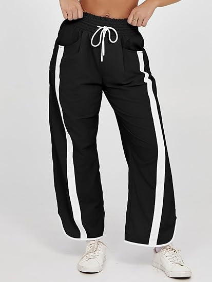 Casual Loose Drawstring Bucket Pants Women's Clothing - cas7m