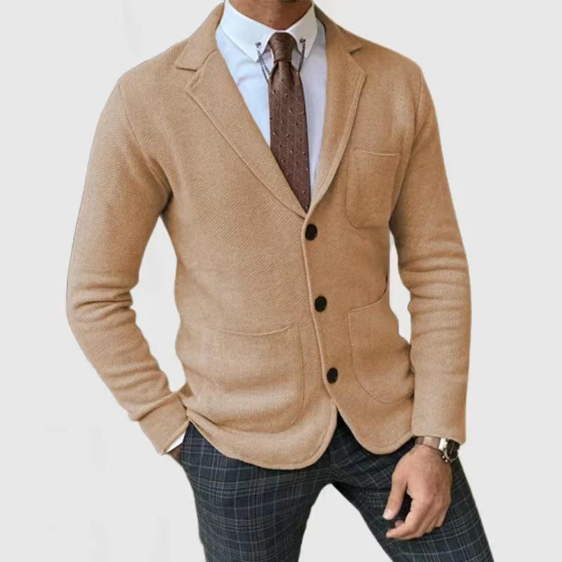 Slim-fitting English Style Casual Formal Wear Suit - cas7m