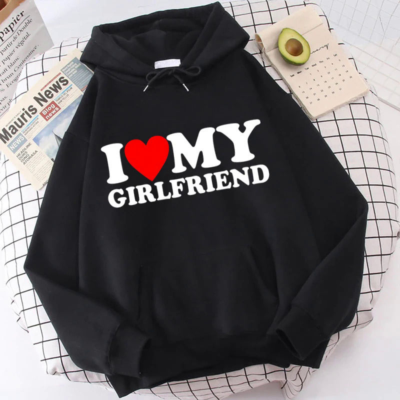 I Love My Boyfriend Girlfriend Hoodie - cas7m