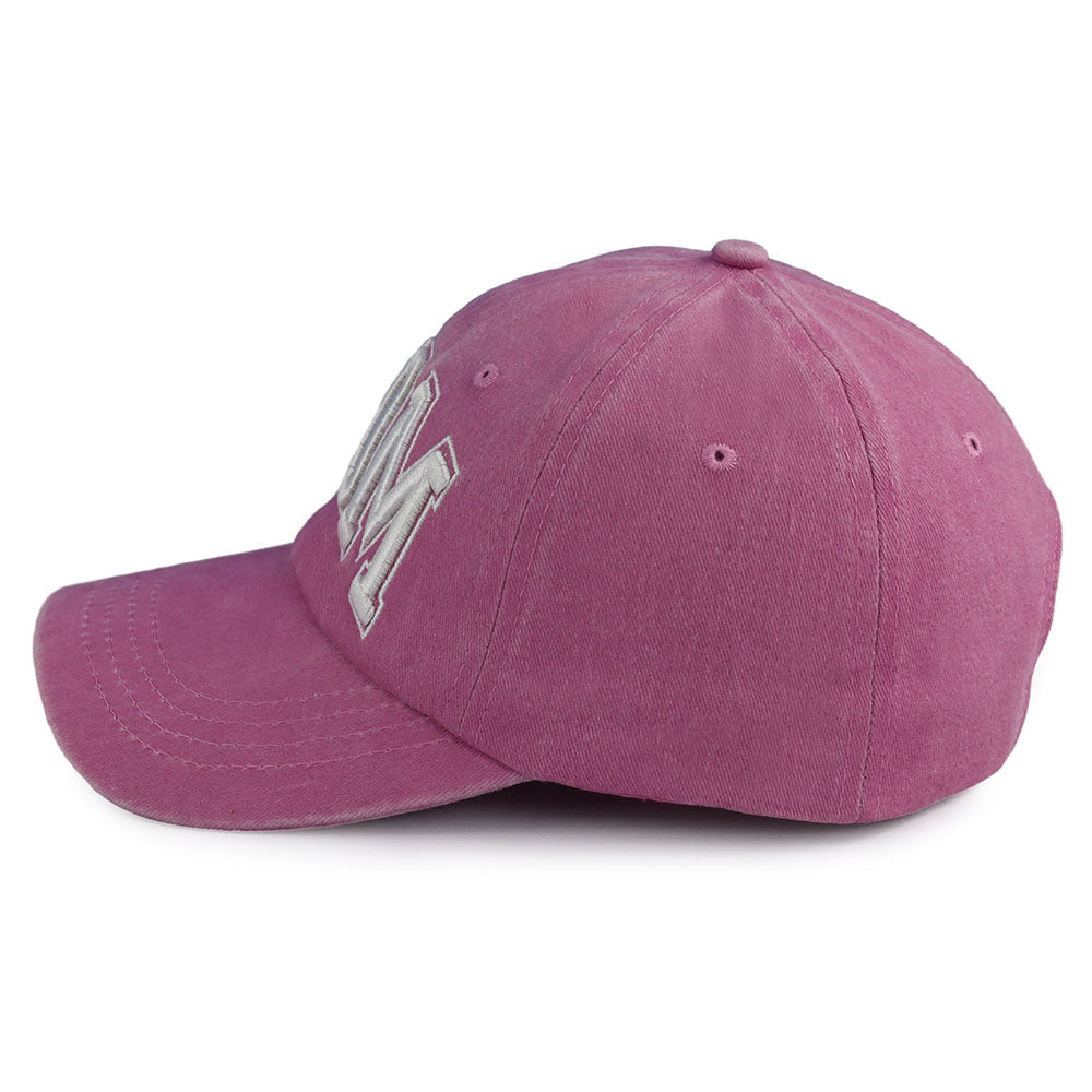 New Parents Gift: DADA MAMA Embroidered Adjustable Baseball Cap Set - cas7m
