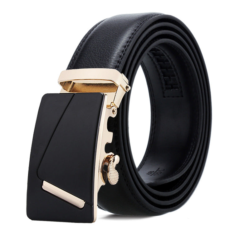 Men's Belt Automatic Buckle Business Trouser Belt - cas7m