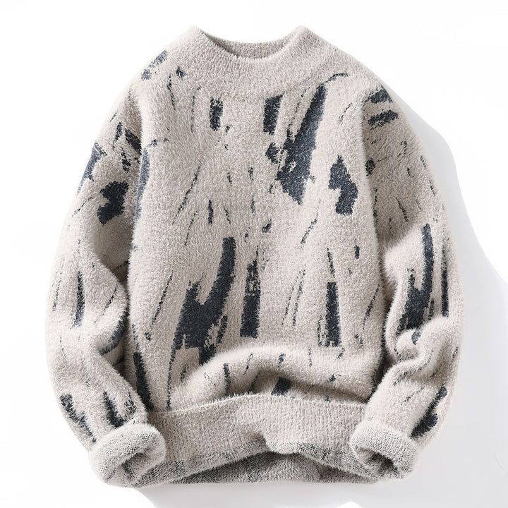 Winter Fleece-lined Thickened Men's Bottoming Sweater Fall And Winter Inner - cas7m