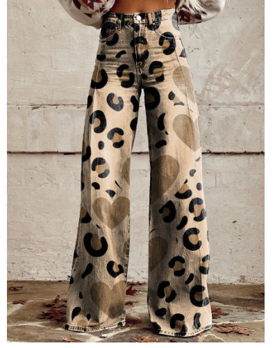 Women's Flared Thin Casual Pants - cas7m