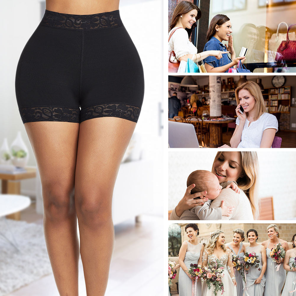 Tight Gridles Shaping High Waist Package Hip Boxer Abdominal Pants - cas7m