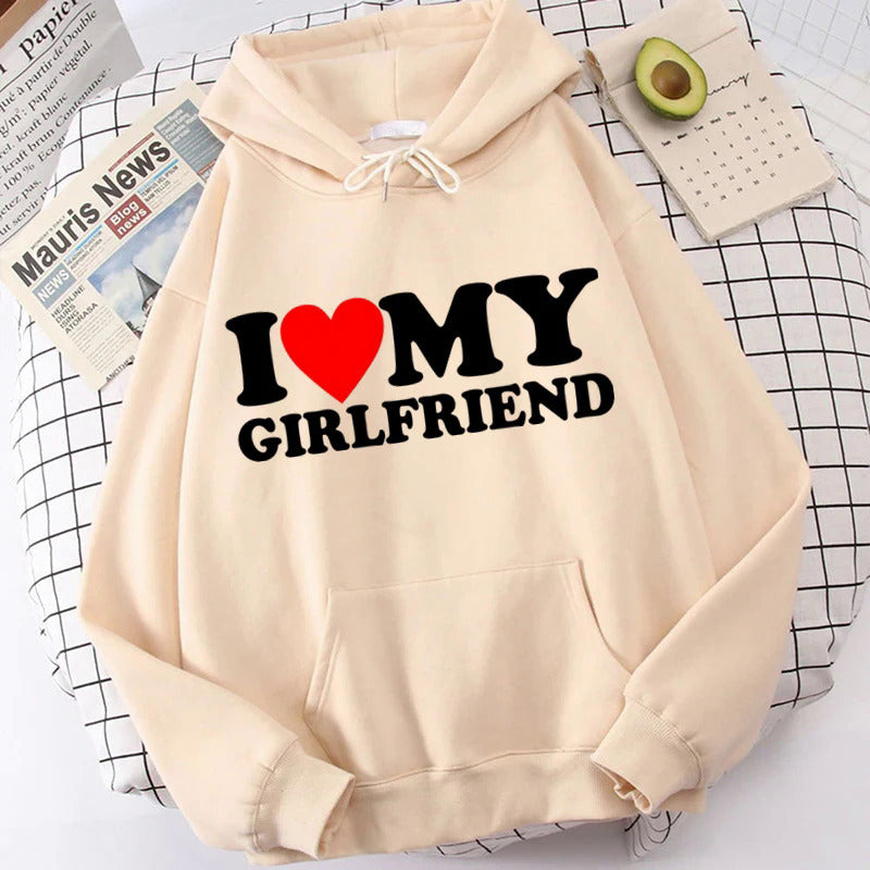 I Love My Boyfriend Girlfriend Hoodie - cas7m