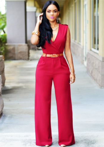 New Women Fashion Jumpsuits Siamese Pants - cas7m