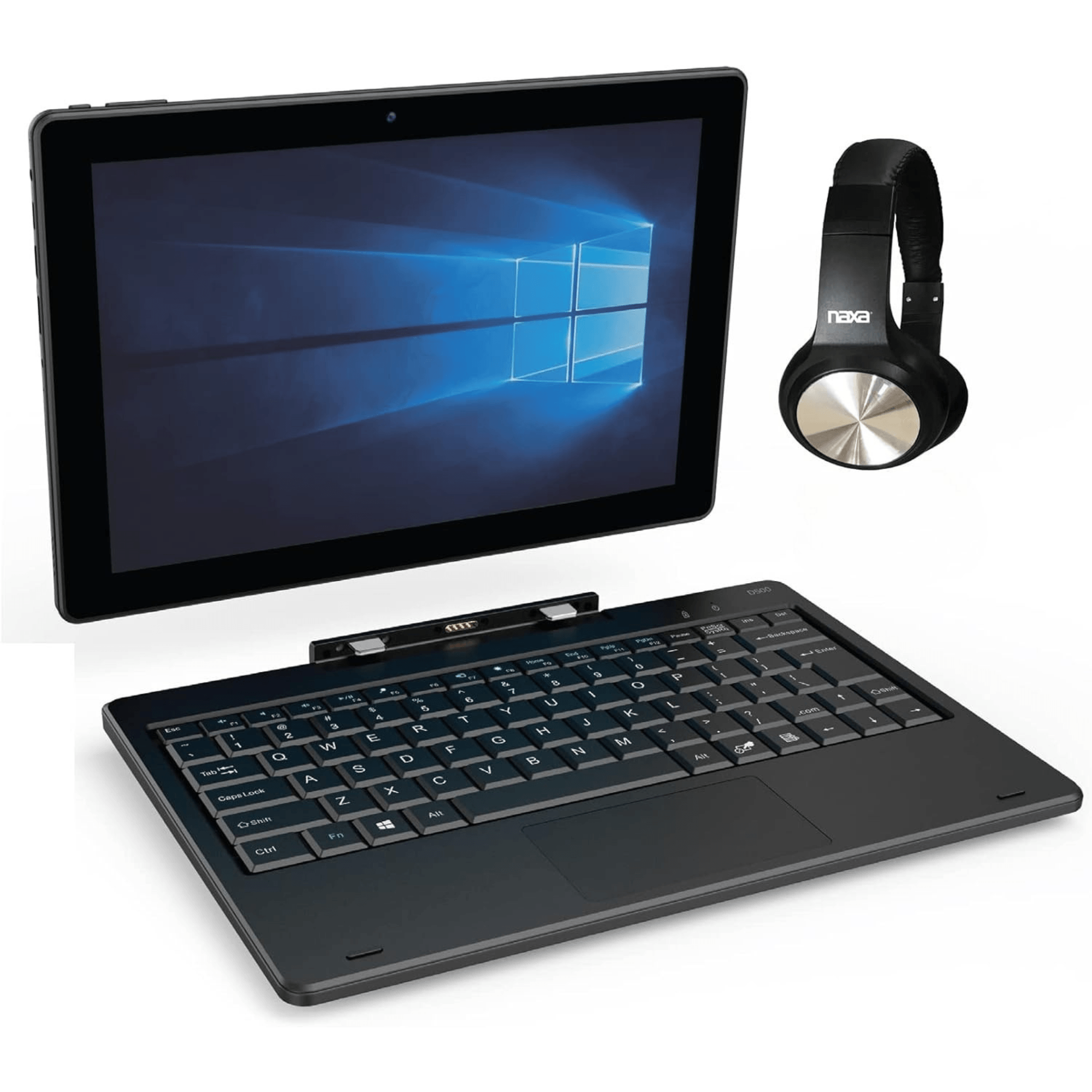 Naxa 2-in-1 Detachable 10.1" Core Tablet with Windows 11 - Refurbished - cas7m