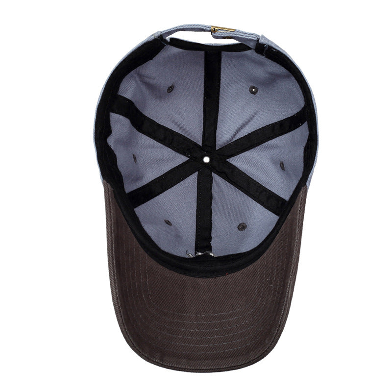 Versatile Cotton Dome Hat – Stylish, Windproof, Adjustable Fit - cas7m