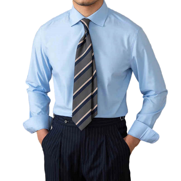 Business Formal Long Sleeved Shirt For Men - cas7m