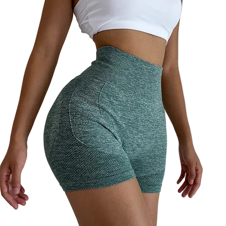 Fitness Yoga Shorts Pants Butt Lifting Seamless Leggings Women Gym - cas7m