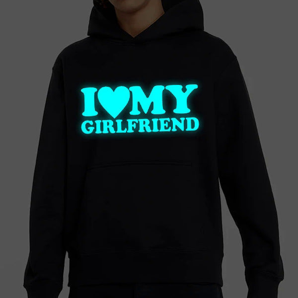 I Love My Boyfriend Girlfriend Hoodie - cas7m