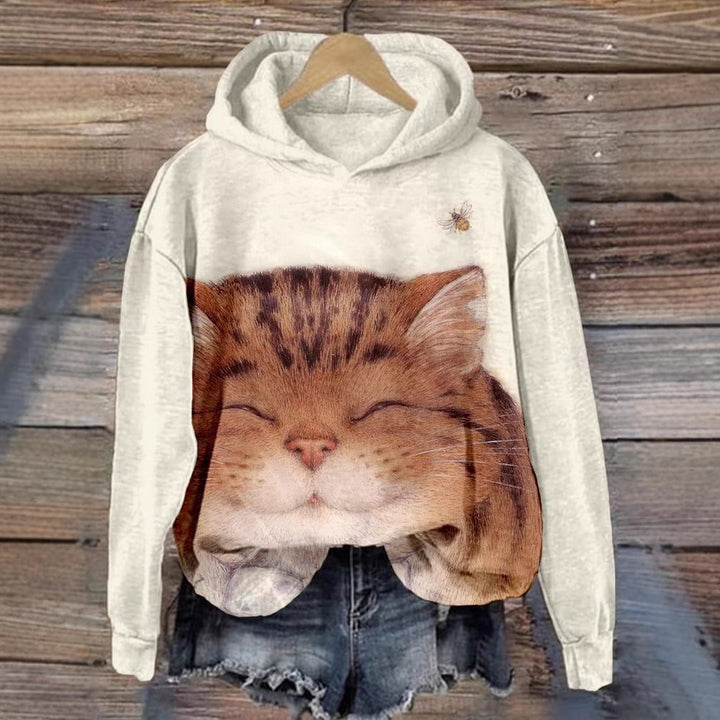 3D Digital-printed Sweatshirt For Women Loose-fitting Casual Pullover - cas7m