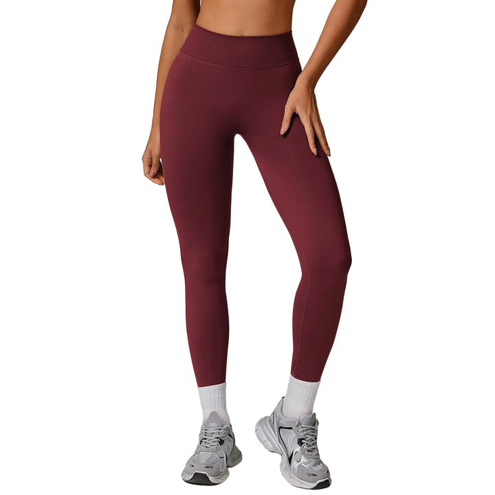 Women's Stretch Slim Fitted Waist Sports Pants - cas7m