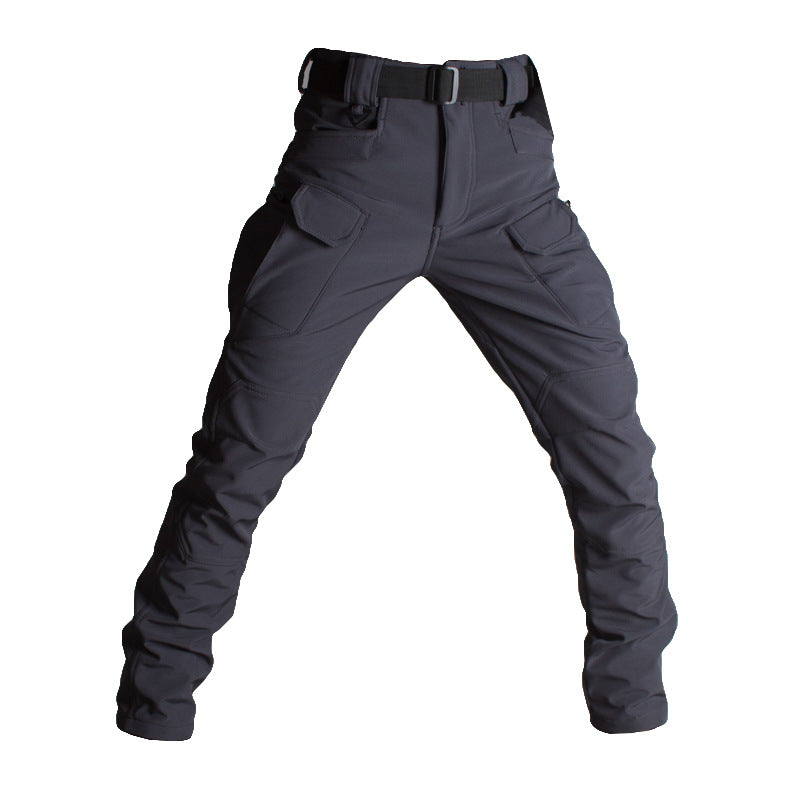 IX7 Shell Tactical Pants Men's Business Shirt Fleece Trousers - cas7m