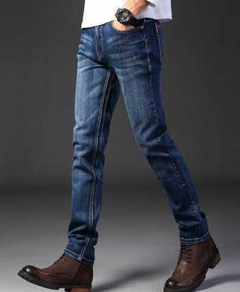 Straight Stretch Slim Fit Casual Men's Trousers - cas7m