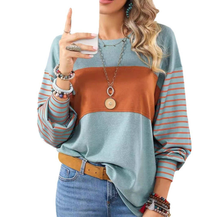 SpringAutumn New Style Pullover Casual Long Sleeve T-shirt For Women - cas7m