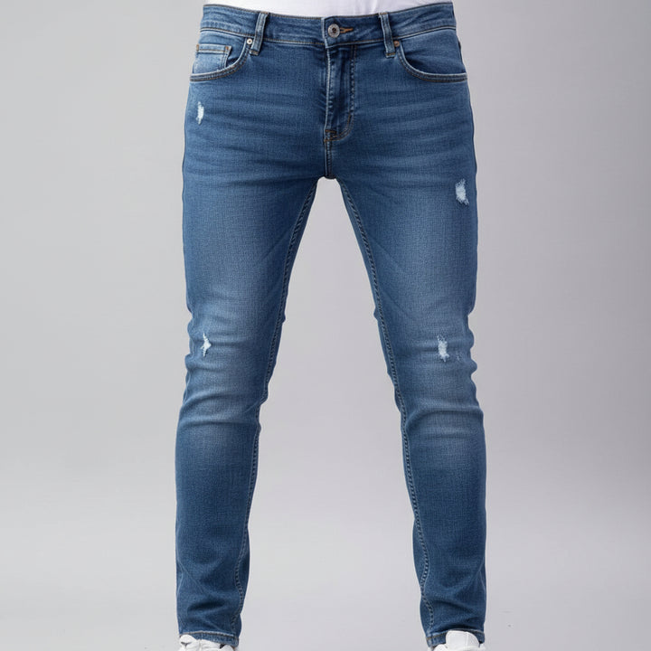 Personality Denim Skinny Jeans For Men - cas7m