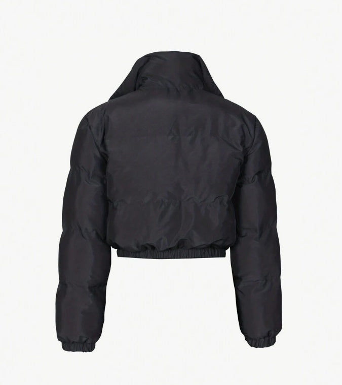 Women European & American Style Short Collar Zip-Up Warm Jacket - cas7m