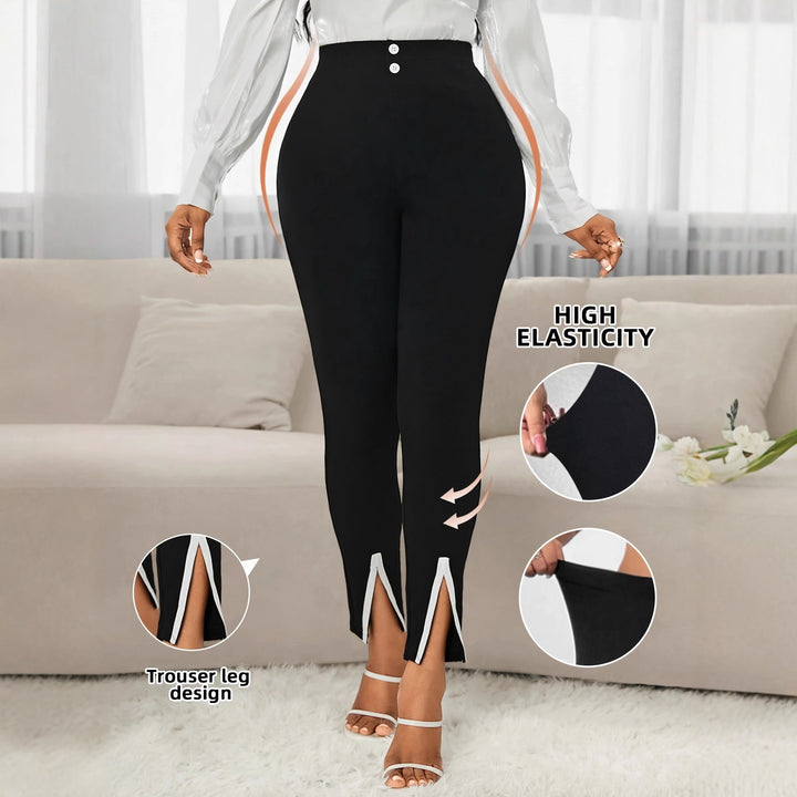 European And American Elegant Commuting Slim-fit Pants - cas7m