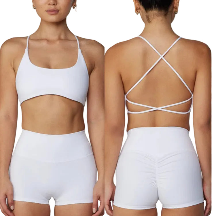 Nude Feel Yoga Bra Outdoor Sports Top For Women - cas7m