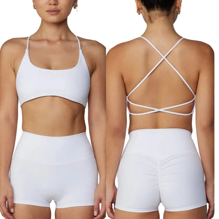 Nude Feel Yoga Bra Outdoor Sports Top For Women - cas7m