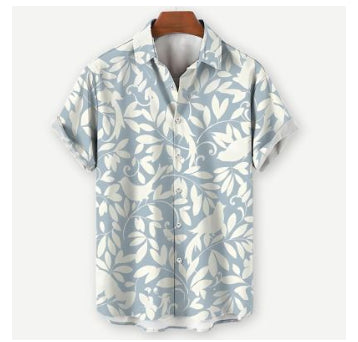 Youth Vacation Casual Beach Style Short Sleeve Men - cas7m