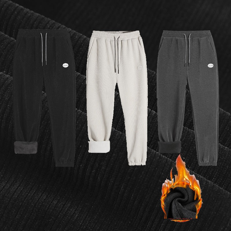Autumn And Winter Chenille Plush Pants Male - cas7m