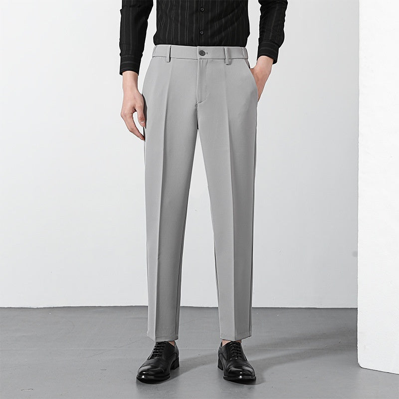 New Suit Pants Men's Ninth Casual Straight Pants - cas7m
