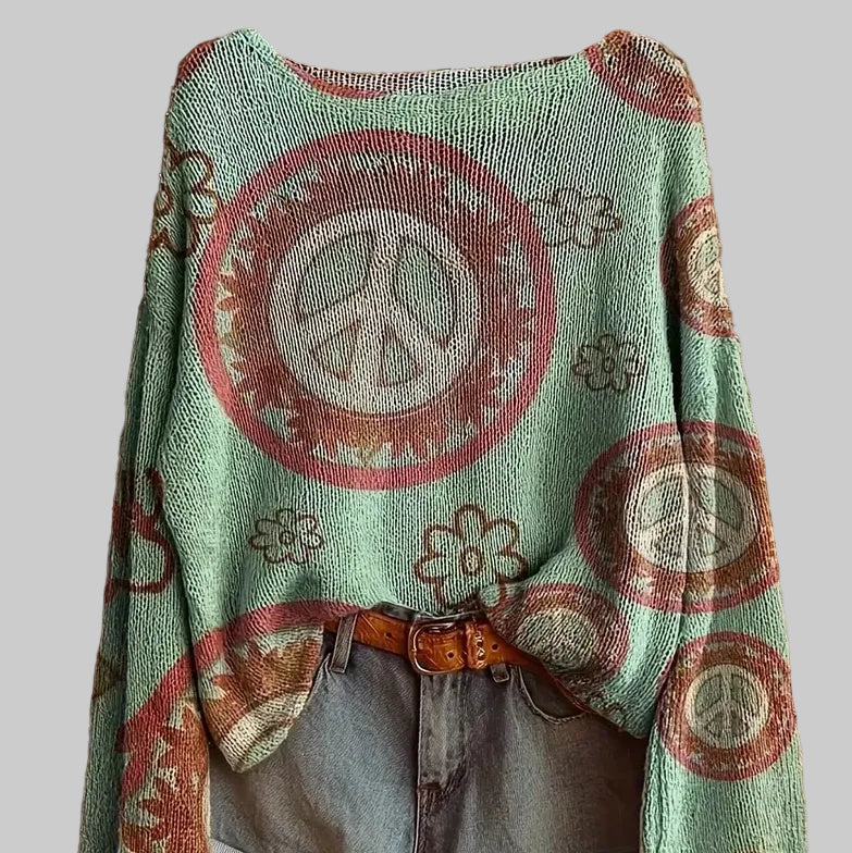Solid-color Polyester Printed Top For Women - cas7m