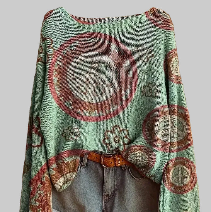 Solid-color Polyester Printed Top For Women - cas7m