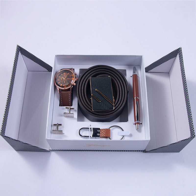 Men's Gift Suit Business Watch Belt - cas7m