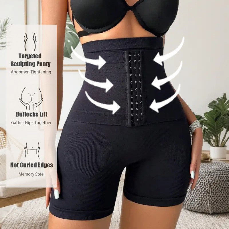 Women's Hip Raise Shaping Pants With Breasted Body Shaping - cas7m