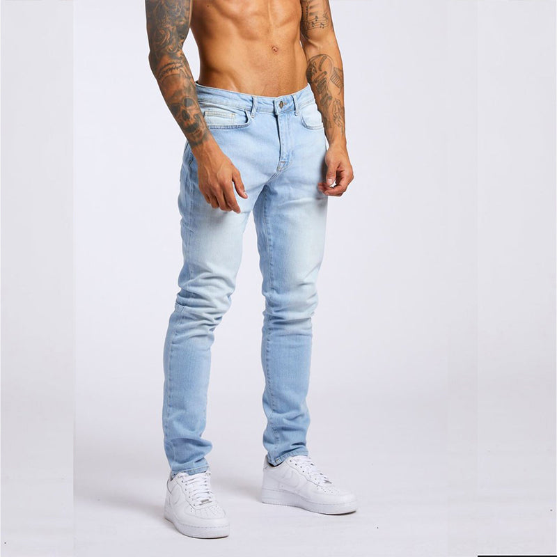 Men's Fashion Casual Slim Fit High Waist Jeans - cas7m