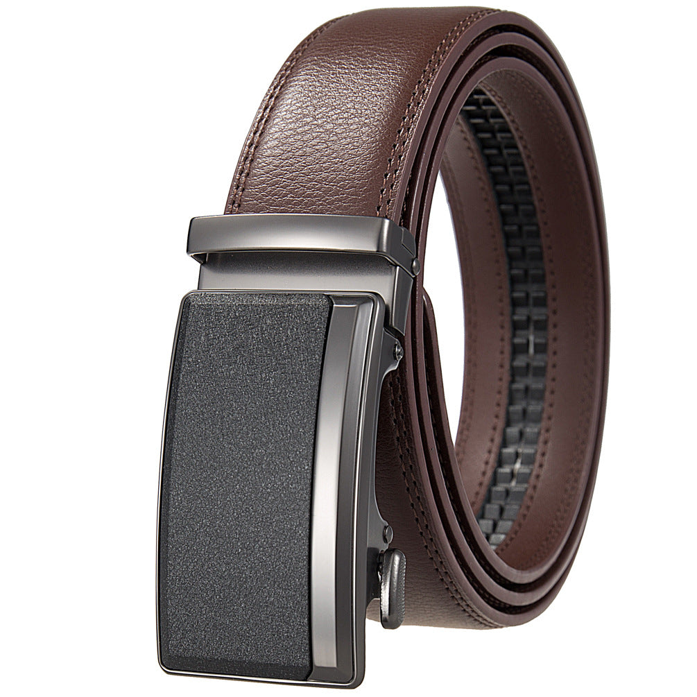 Men's Business Leather Split Leather Belt - cas7m