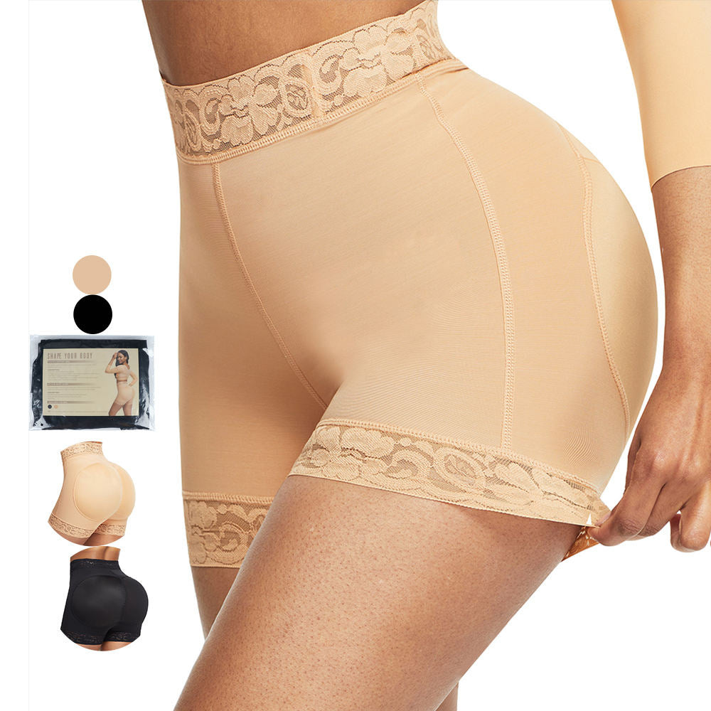 Tight Gridles Shaping High Waist Package Hip Boxer Abdominal Pants - cas7m