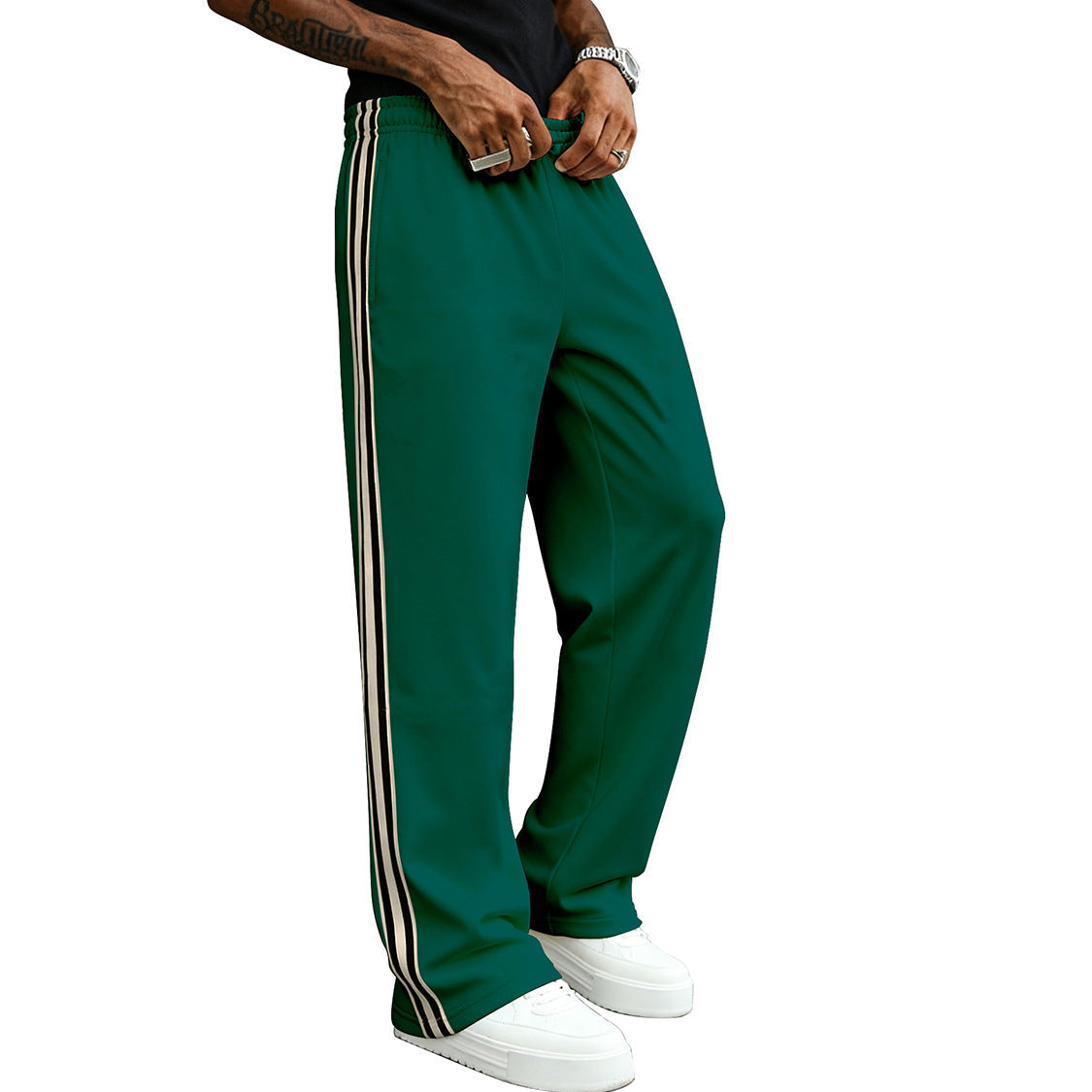 Men's Casual Fitness Straight-leg Sports Pants - cas7m