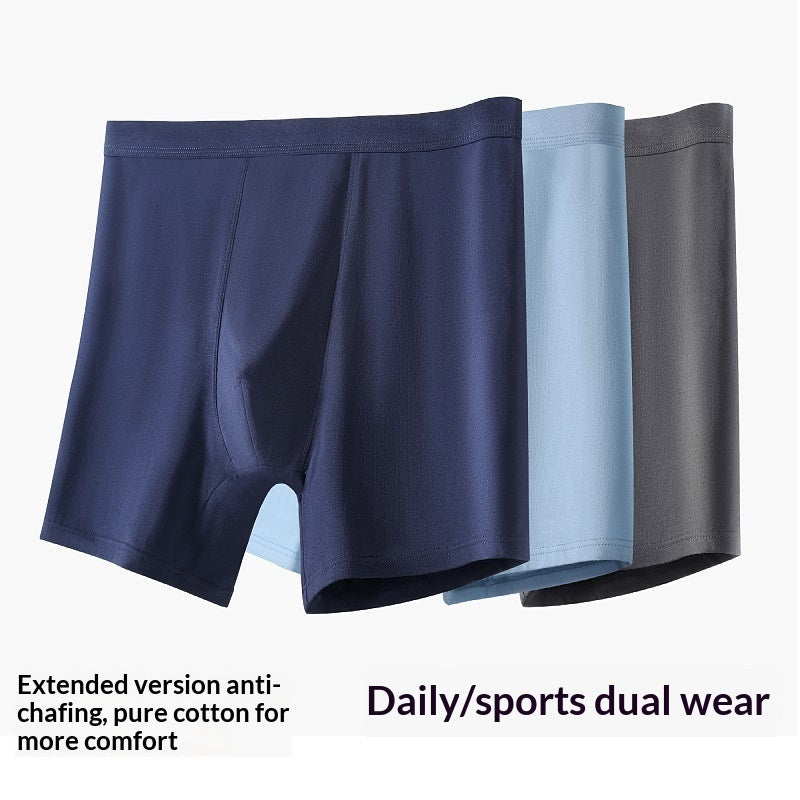 Mens Cotton Underwear For Sports To Prevent Chafing - cas7m