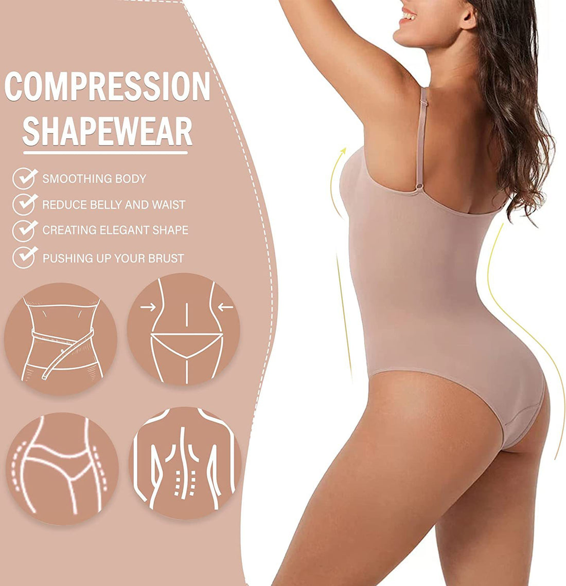 Cross-border Abdominal Pants Hip Raise Shaping Underwear Elastic Corset Bodybuilding Corset - cas7m