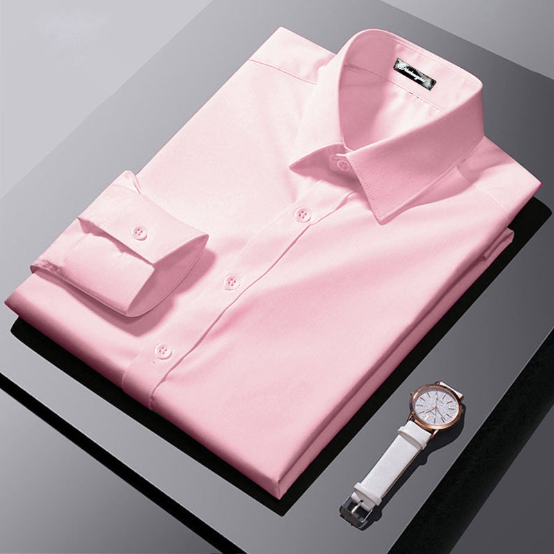 Long-sleeve Business Formal Professional Shirt Korean Style - cas7m
