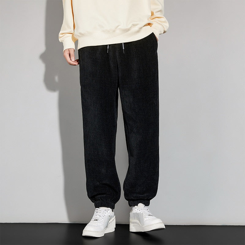 Autumn And Winter Chenille Plush Pants Male - cas7m