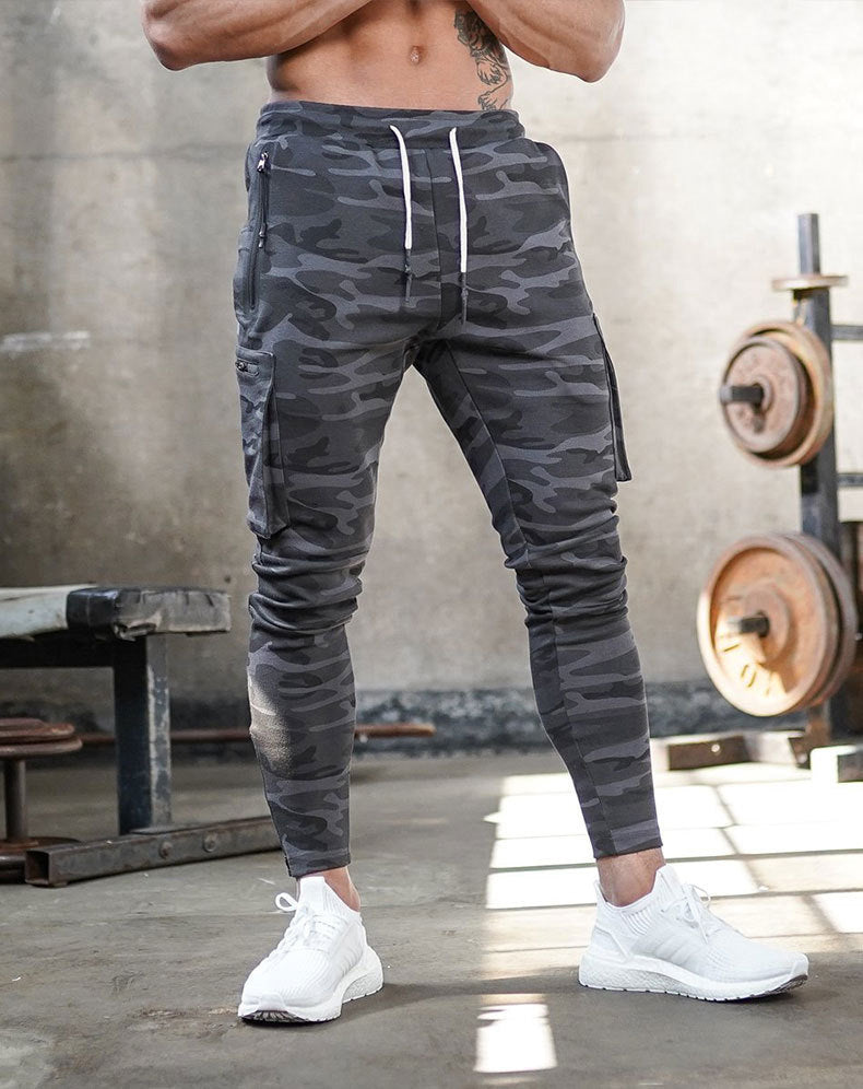 Sports pants men's hanging towel running training pants - cas7m