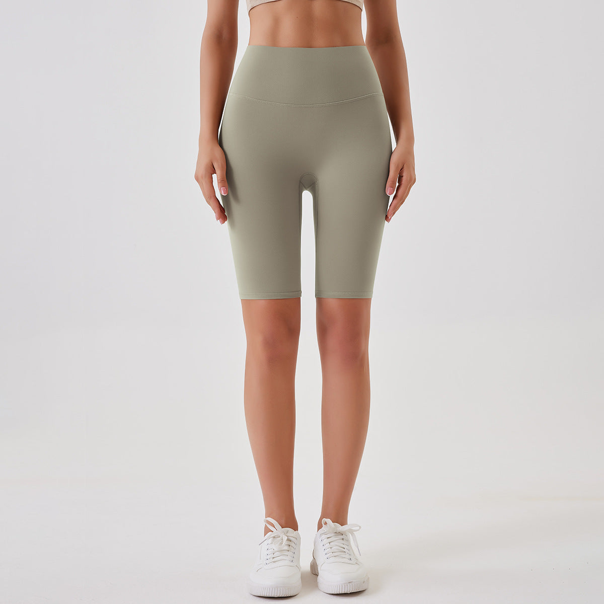 Breathable Double-sided Brushed Yoga Shorts - cas7m