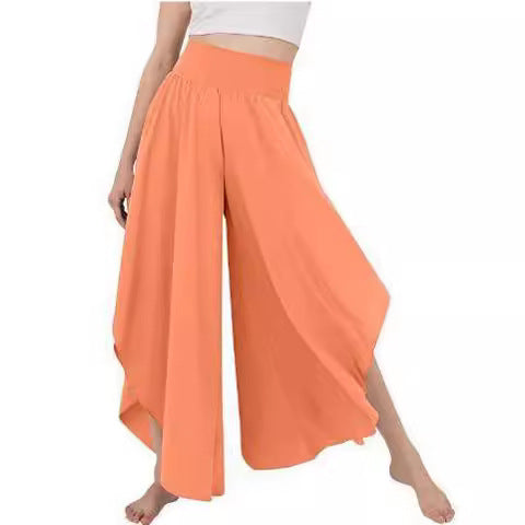 Micro La High Waist Loose Casual Pants - cas7m