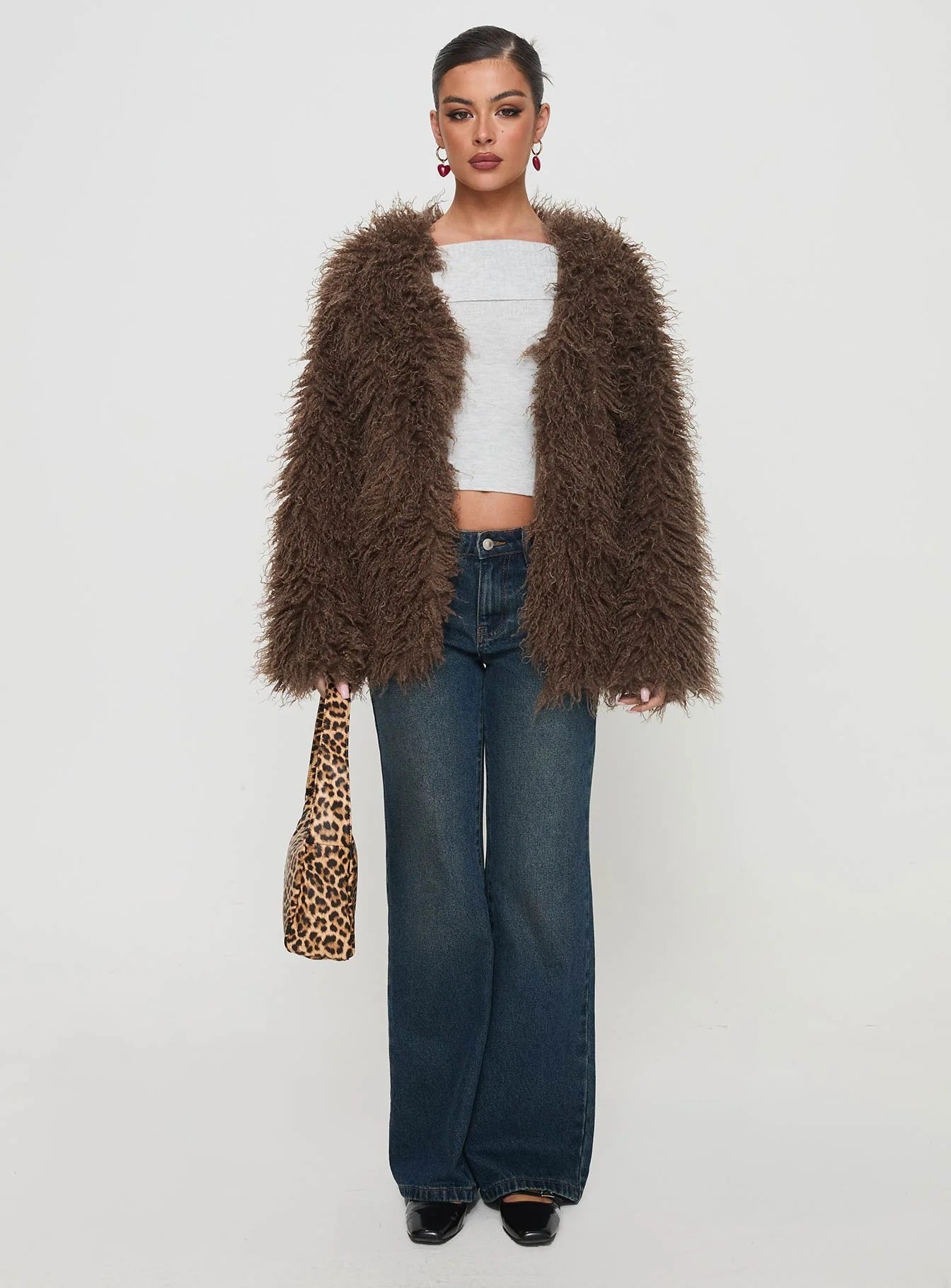 Coat Faux Fur Jacket - cas7m